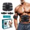 PIPROX Professional EMS Muscle Stimulator, Abdominal & Arm & Waist Trainer, Home Fitness Workout Device with 10 Replacement Gel Pads
